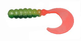 Big Bite Fat Grub 2" 10ct Firetiger, made by Big Bite Baits - Big Bite Fat Grub 2" 10ct Firetiger, made by Big Bite Baits -