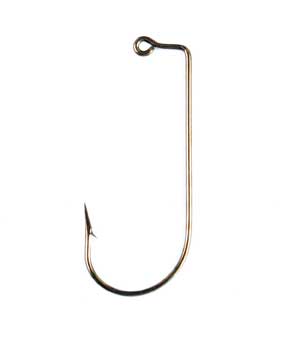 Eagle Claw Bronze Jig Hook 100ct Size 4, made by Eagle Claw - Eagle Claw Bronze Jig Hook 100ct Size 4, made by Eagle Claw -