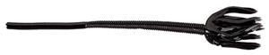 Yum Shakalicious Worm 5" F2 Black, made by Yum Baits - Yum Shakalicious Worm 5" F2 Black, made by Yum Baits -