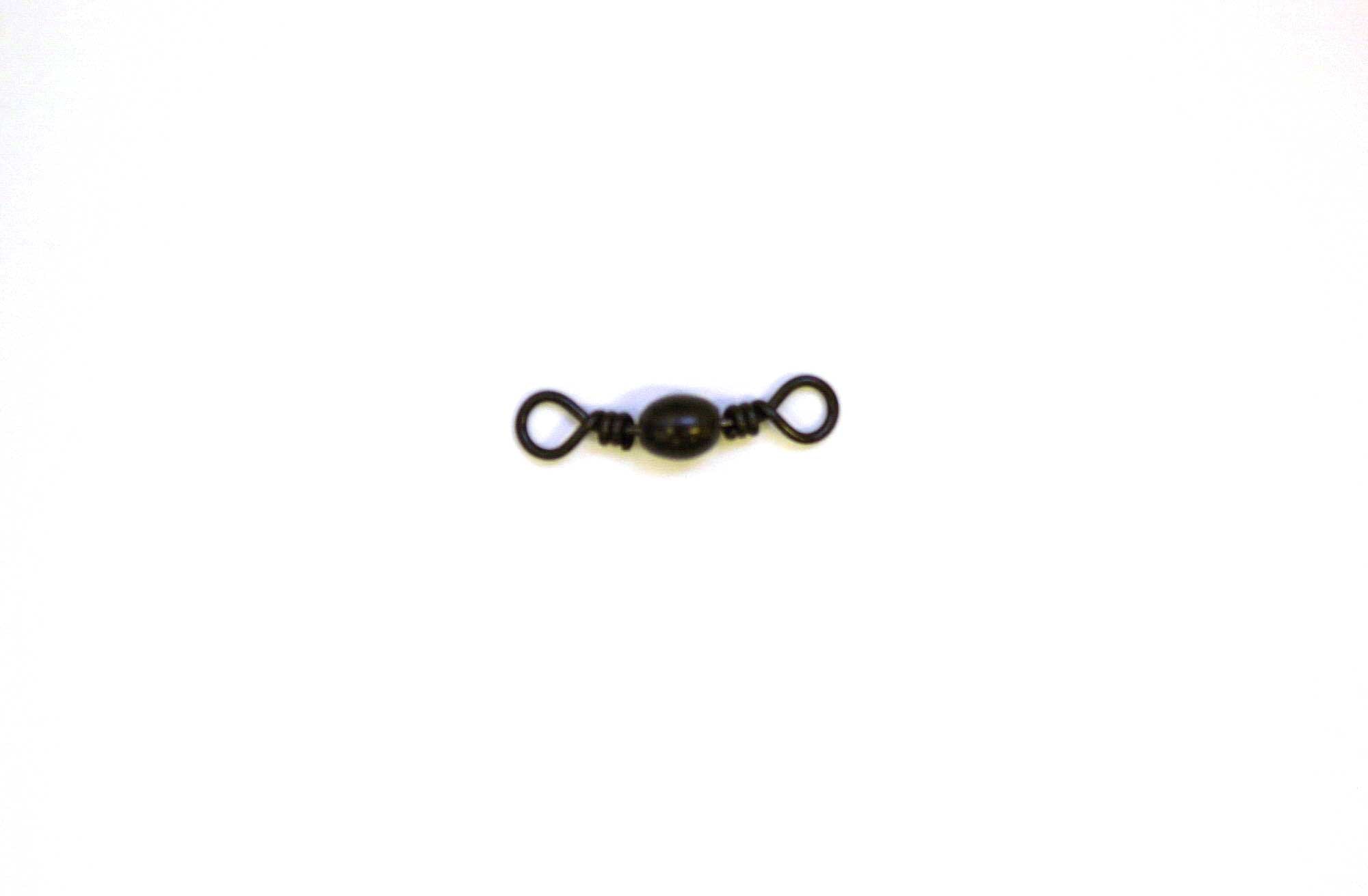 Eagle Claw Swivel-Black Barrel 12ct/12pk Size 7, made by Eagle Claw - Eagle Claw Swivel-Black Barrel 12ct/12pk Size 7, made by Eagle Claw -