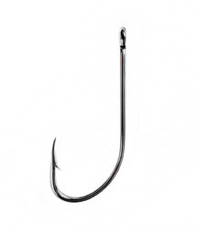 Eagle Claw Nickle Offset Hook 100 Size 1/0, made by Eagle Claw - Eagle Claw Nickle Offset Hook 100 Size 1/0, made by Eagle Claw -