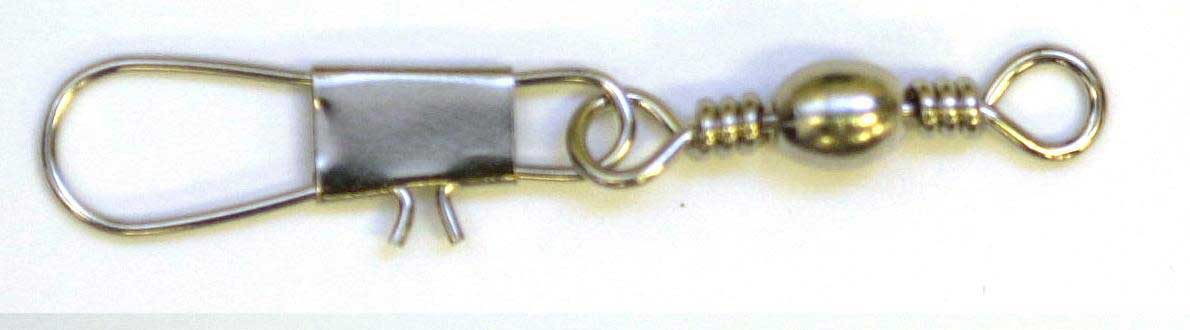 Eagle Claw Swivel-Nickle Barrel w/Interlock Snap 12ct/12pk Size 5, made by Eagle Claw - Eagle Claw Swivel-Nickle Barrel w/Interlock Snap 12ct/12pk Size 5, made by Eagle Claw -