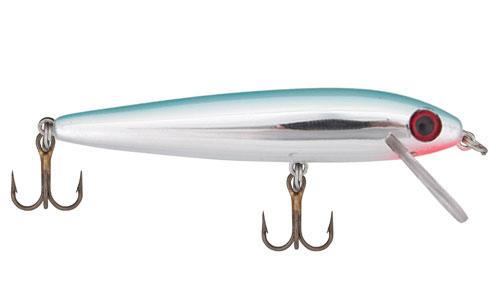 Rebel Minnow-Value 3.5" Silver Blue, made by Rebel Baits - Rebel Minnow-Value 3.5" Silver Blue, made by Rebel Baits -