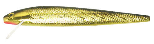 Rebel Jointed Minnow 4.5" Gold/Black, made by Rebel Baits -