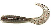 Action Bait 3" Curly Grubs 25pk Smoke Red Glitter, made by Action Baits - Action Bait 3" Curly Grubs 25pk Smoke Red Glitter, made by Action Baits -