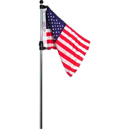 Seasense Flag Pole W/us Flag Telescoping, made by SeaSense - 50071027 Seasense Flag Pole W/us Flag Telescoping, made by SeaSense - 50071027