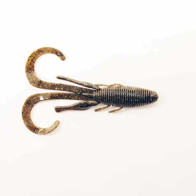 Missile Baby D Stroyer 5" 10ct Green Pumpkin Flash, made by Missile Baits - Missile Baby D Stroyer 5" 10ct Green Pumpkin Flash, made by Missile Baits -