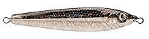 P-Line Laser Minnow 3/4 Silver Black, made by P-Line - P-Line Laser Minnow 3/4 Silver Black, made by P-Line -