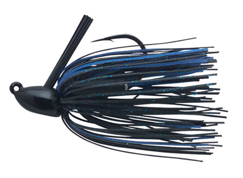 Booyah Boo Jig 1/2 Black/Blue, made by Booyah Baits - Booyah Boo Jig 1/2 Black/Blue, made by Booyah Baits -