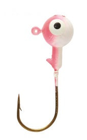 Eagle Claw Ball Jig Head 1/4 10ct Pink/Pearl, made by Eagle Claw - Eagle Claw Ball Jig Head 1/4 10ct Pink/Pearl, made by Eagle Claw -