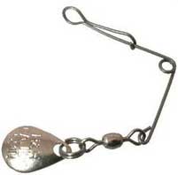 H&H Jig Spinner Nickle 3ct Size 2, made by H & H Baits - H&H Jig Spinner Nickle 3ct Size 2, made by H & H Baits -