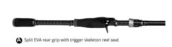 Okuma Cerros Casting Rod 7' M 1pc, made by Okuma Products - Okuma Cerros Casting Rod 7' M 1pc, made by Okuma Products -