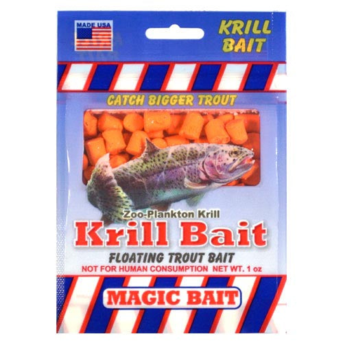 Magic Bait Trout Krill Bait 1oz Orange, made by Magic Bait - Magic Bait Trout Krill Bait 1oz Orange, made by Magic Bait -