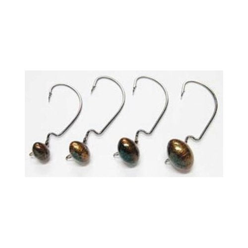 Gene Larew Biffle Hardheads 5/16oz 4/0 Copperhead, made by Gene Larew Baits - Gene Larew Biffle Hardheads 5/16oz 4/0 Copperhead, made by Gene Larew Baits -
