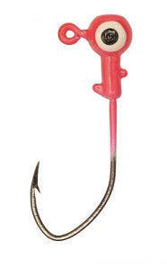 Eagle Claw Pro-V Ball Jig Head 1/8 10ct Pink, made by Eagle Claw - Eagle Claw Pro-V Ball Jig Head 1/8 10ct Pink, made by Eagle Claw -