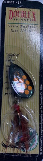 Danielson Spinner Black w/Tail 1/8oz, made by Danielson Products - Danielson Spinner Black w/Tail 1/8oz, made by Danielson Products -