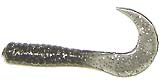 Action Bait 3" Curly Grubs 25pk Smoke Glitter, made by Action Baits - Action Bait 3" Curly Grubs 25pk Smoke Glitter, made by Action Baits -
