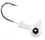 Eagle Claw Jig Head 1/8 10ct White, made by Eagle Claw - Eagle Claw Jig Head 1/8 10ct White, made by Eagle Claw -