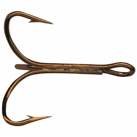 Mustad Treble Triple Grip Red 10ct Size 2, made by Mustad Hooks - Mustad Treble Triple Grip Red 10ct Size 2, made by Mustad Hooks -