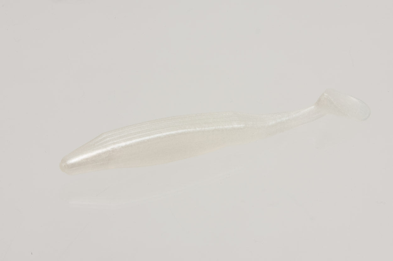 Zoom Swimmin Super Fluke Pearl White, made by Zoom Baits - Zoom Swimmin Super Fluke Pearl White, made by Zoom Baits -