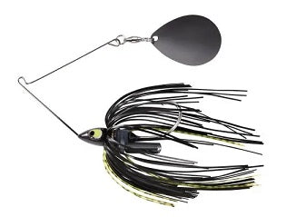 War Eagle Night Time Spinnerbait 1/2oz BNK Black Chart, made by War Eagle Baits - War Eagle Night Time Spinnerbait 1/2oz BNK Black Chart, made by War Eagle Baits -
