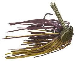 Buckeye Flat Top Finesse Jig 1/2oz Green Pumpkin, made by Buckeye Baits - Buckeye Flat Top Finesse Jig 1/2oz Green Pumpkin, made by Buckeye Baits -