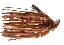 Buckeye Flat Top Finesse Jig 3/8oz Brown, made by Buckeye Baits - Buckeye Flat Top Finesse Jig 3/8oz Brown, made by Buckeye Baits -