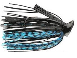 Buckeye Flat Top Finesse Jig 3/8oz Black/Blue, made by Buckeye Baits - Buckeye Flat Top Finesse Jig 3/8oz Black/Blue, made by Buckeye Baits -
