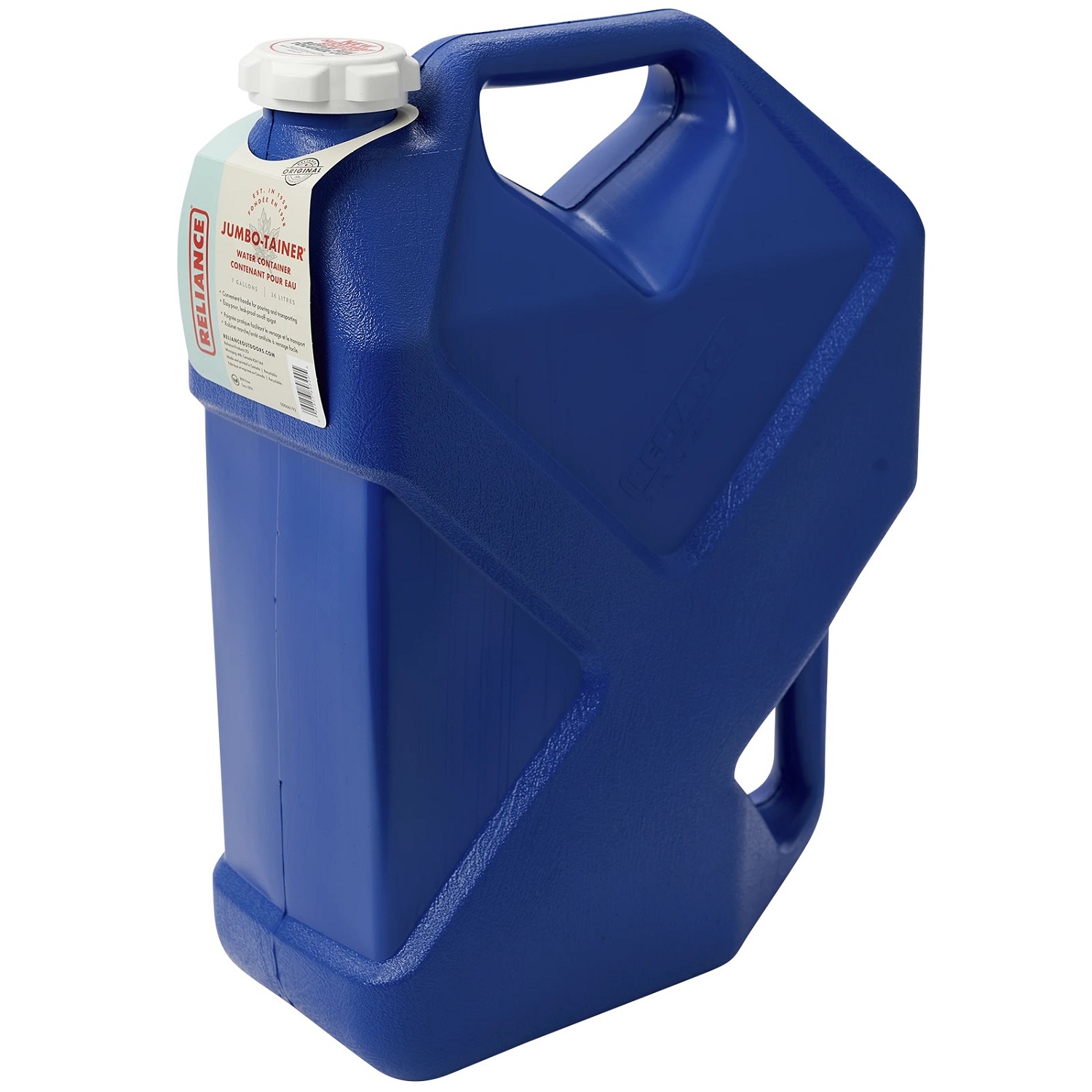 Reliance Jumbo-Tainer 2.0 Water Container 7 Gallon, made by Reliance - 8630-03 Reliance Jumbo-Tainer 2.0 Water Container 7 Gallon, made by Reliance - 8630-03