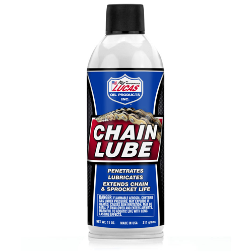 Chain Lube Aerosol - 11 Ounce, made by Lucas Oil - 10393