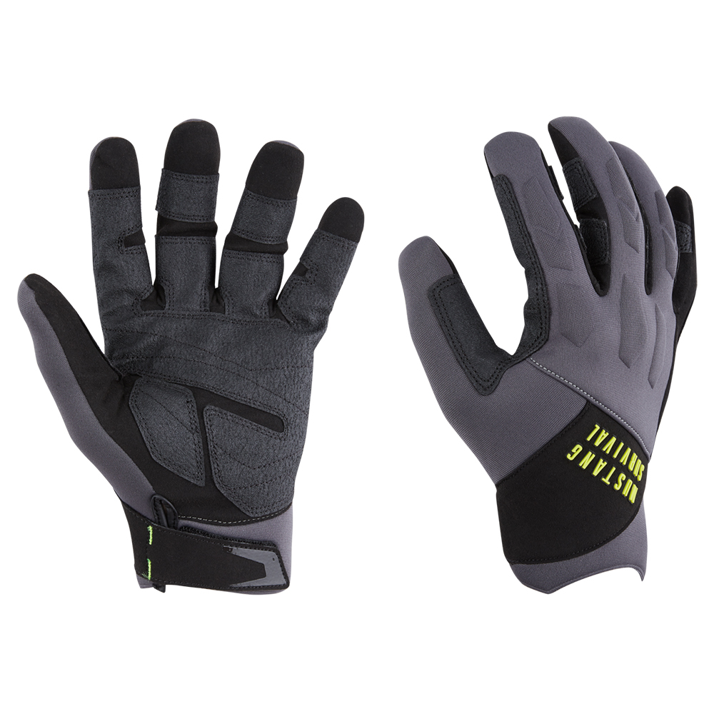 Mustang EP 3250 Full Finger Gloves - Grey/Black - XL, made by Mustang Survival - MA600502-262-XL-267 Mustang EP 3250 Full Finger Gloves - Grey/Black - XL, made by Mustang Survival - MA600502-262-XL-267