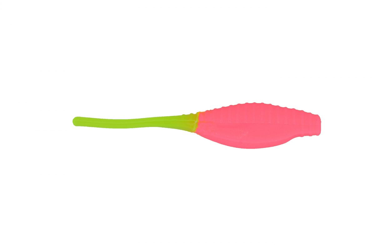 Bass A Pro Tiny Shad 2" 15ct Pink Chart Tail, made by Bass Assassin Baits - Bass A Pro Tiny Shad 2" 15ct Pink Chart Tail, made by Bass Assassin Baits -