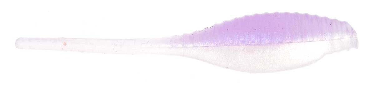 Bass A Pro Tiny Shad 2" 15ct Albino Shad, made by Bass Assassin Baits -