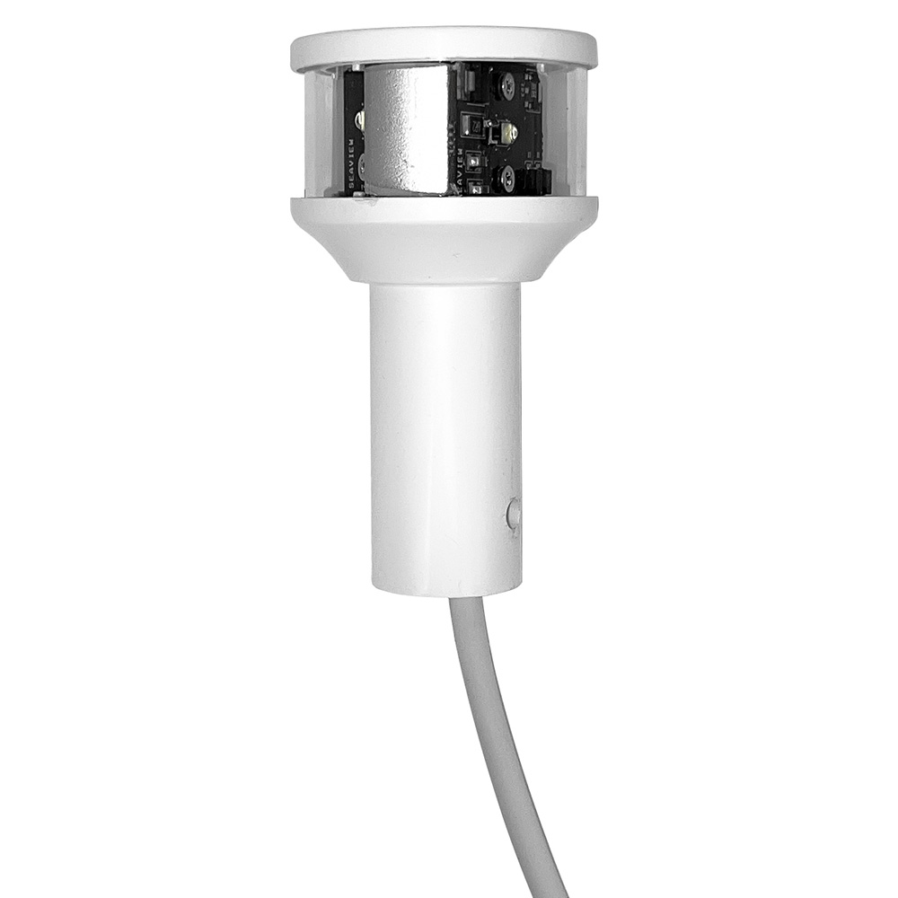 Seaview Round LED Combo Masthead - White - All Round - Light Bar Top, made by Seaview - LTBLED12 Seaview Round LED Combo Masthead - White - All Round - Light Bar Top, made by Seaview - LTBLED12