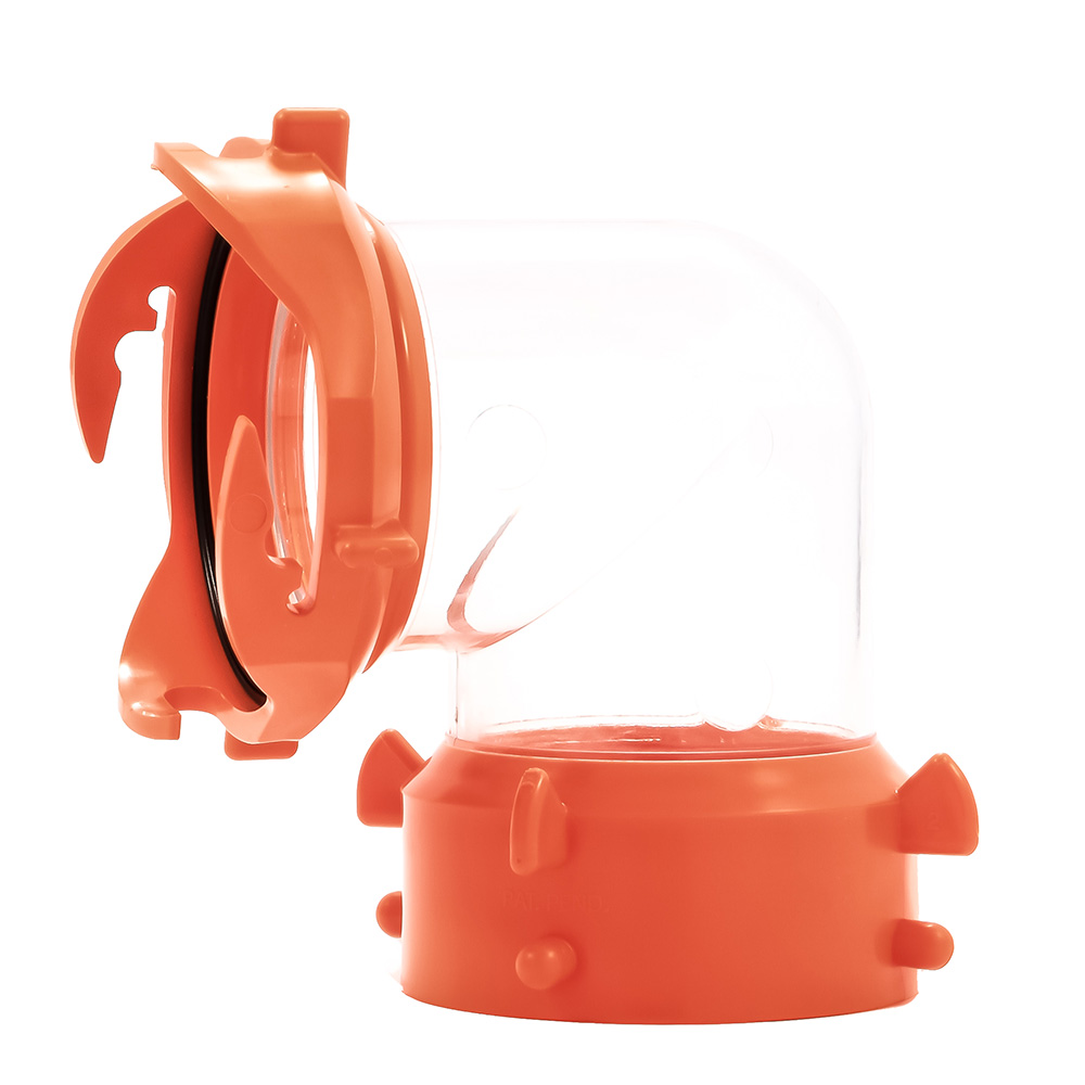 Camco RhinoFLEX 90-Degree Swivel Fitting Clear, made by Camco - 39857 Camco RhinoFLEX 90-Degree Swivel Fitting Clear, made by Camco - 39857