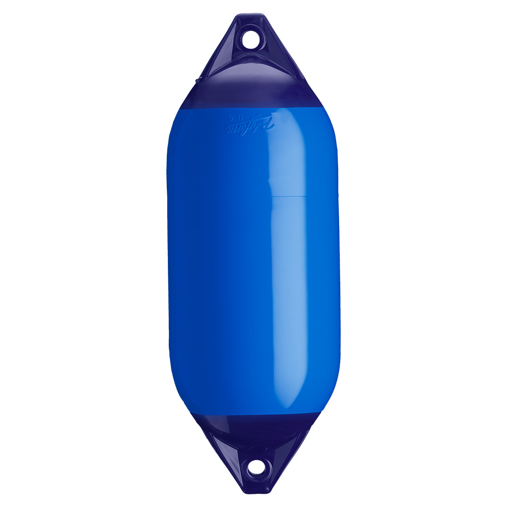 Polyform F-5 Twin Eye Fender 11" x 30" - Blue, made by Polyform U.S. - F-5-BLUE Polyform F-5 Twin Eye Fender 11" x 30" - Blue, made by Polyform U.S. - F-5-BLUE