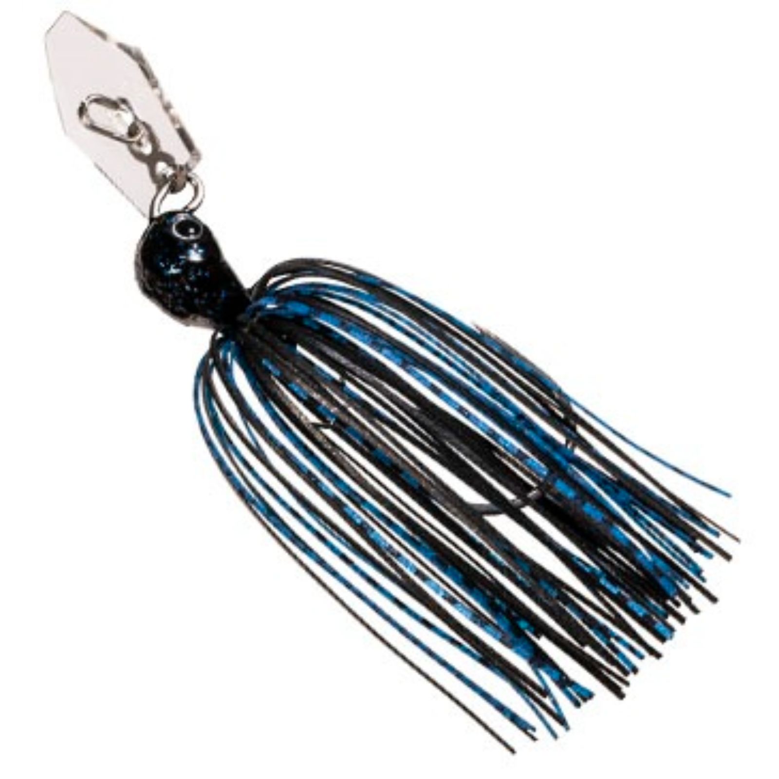 Zman Chatterbait Jackhammer Stealthblade 0.375 Oz Black Blue, made by Z-Man Baits - CBSB38-06 Zman Chatterbait Jackhammer Stealthblade 0.375 Oz Black Blue, made by Z-Man Baits - CBSB38-06