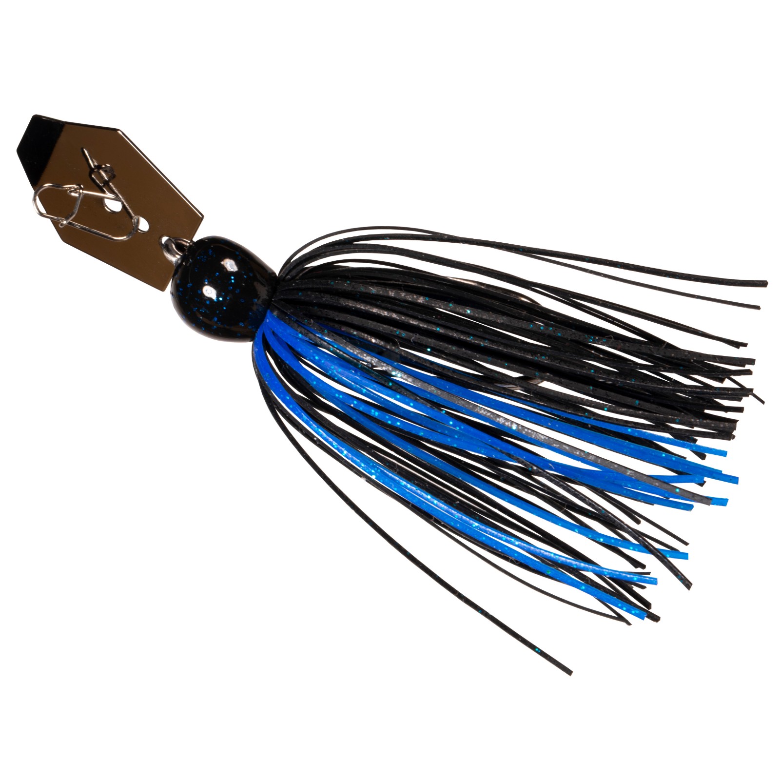 Z-MAN Chatterbait Mini Max Black Blue Three-Eighths Oz, made by Z-MAN - CBMM38-02 Z-MAN Chatterbait Mini Max Black Blue Three-Eighths Oz, made by Z-MAN - CBMM38-02