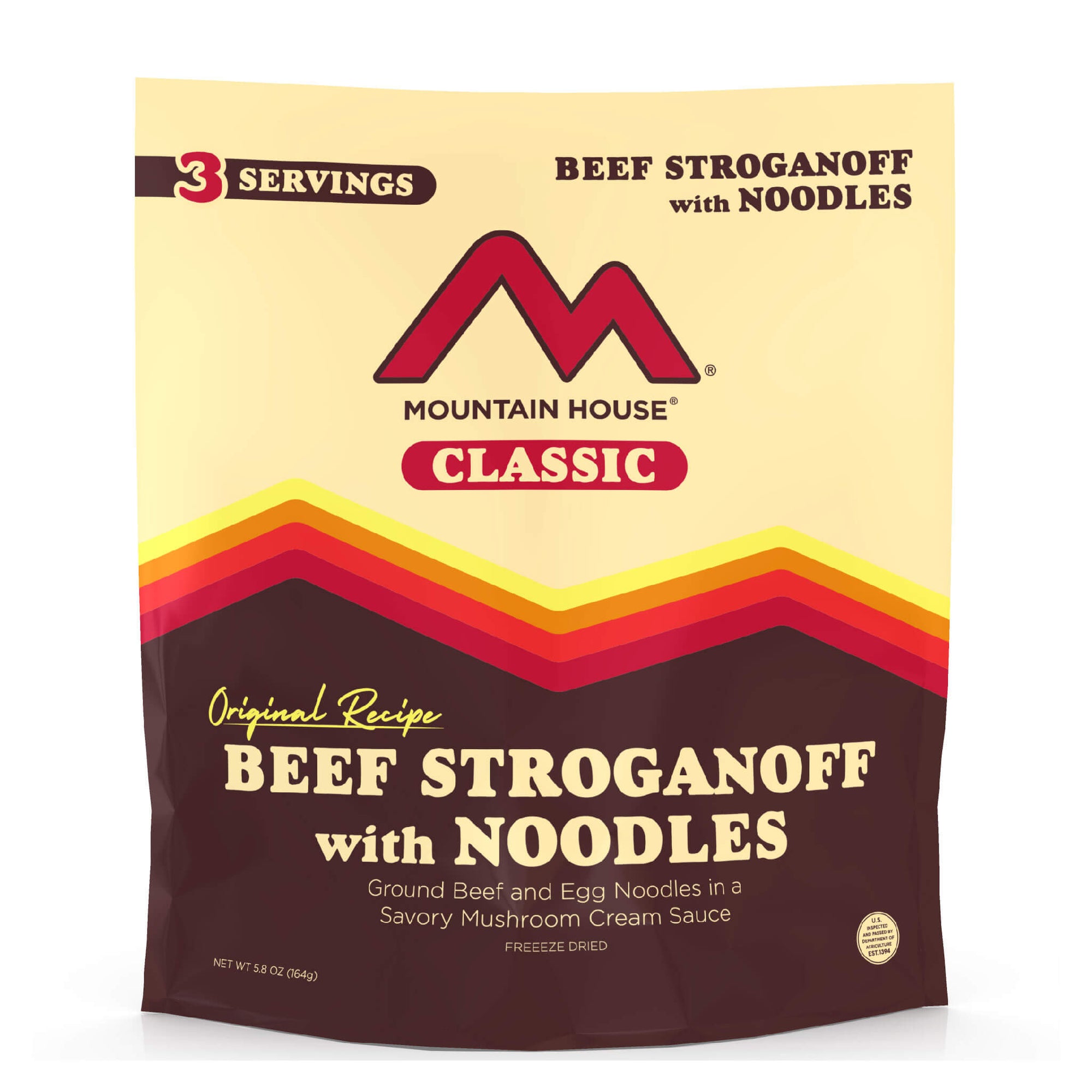 Classic Beef Stroganoff W/ Ndl, made by Mountain House - 54119 Classic Beef Stroganoff W/ Ndl, made by Mountain House - 54119