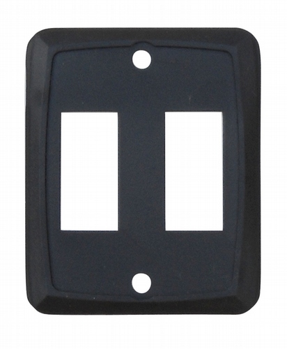 Double Switch Plate Black, made by Valterra - DG215VP Double Switch Plate Black, made by Valterra - DG215VP