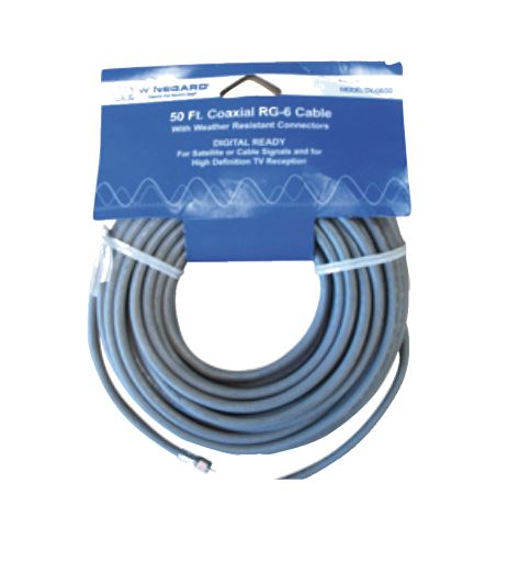 Coax Rg6U 50' Conn B/E, made by WINEGARD - CX-0650