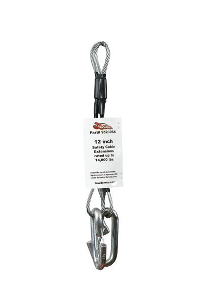 Safety Cable 12' Ext Kit, made by DEMCO - 9523064