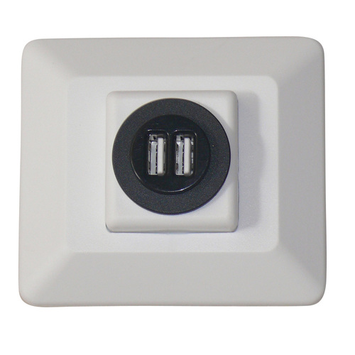 Bl 12V Metal Outlet Cap, made by Valterra - DG61031VP