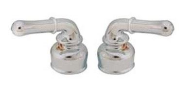 Ultra Teapot Nickel Handle Pair, made by AMER BRASS - CRD-UCNN