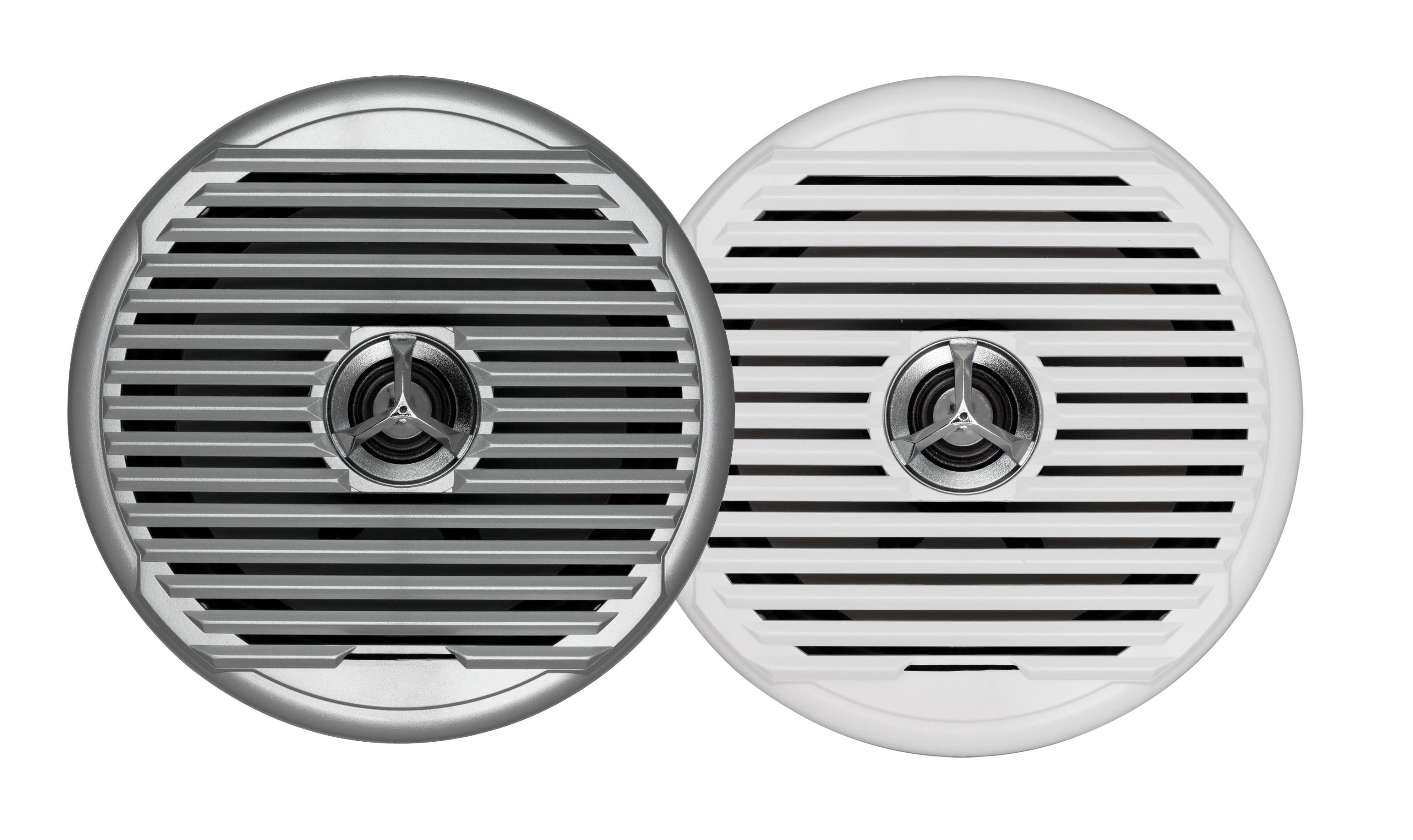 JENSEN 6.5" MSX65R Speaker - White/Silver Grilles - 75W, made by JENSEN - MSX65R JENSEN 6.5" MSX65R Speaker - White/Silver Grilles - 75W, made by JENSEN - MSX65R