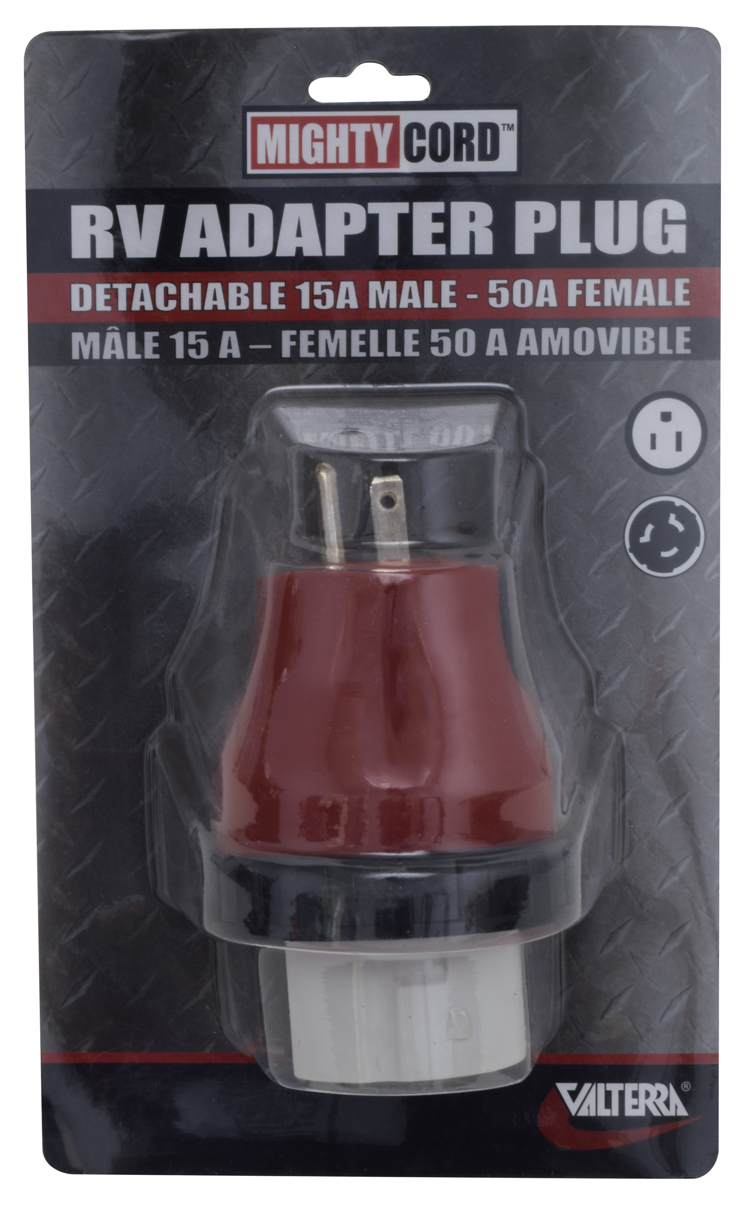 15A - 50A Adptr Plug Card, made by Valterra - A10-1550DAVP