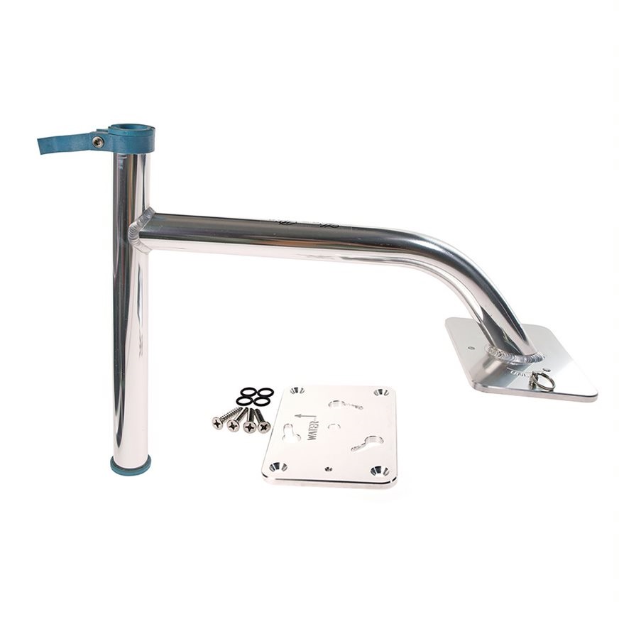 Panther 3" Quick Release King Pin Bow Mount Bracket - Clear - Anodized, made by Panther Products - KPB30A Panther 3" Quick Release King Pin Bow Mount Bracket - Clear - Anodized, made by Panther Products - KPB30A