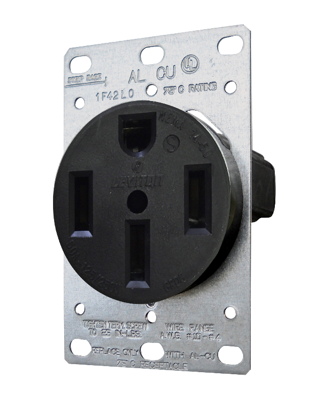 50 Amp Receptacle 1 Ea, made by Valterra - DG50VP