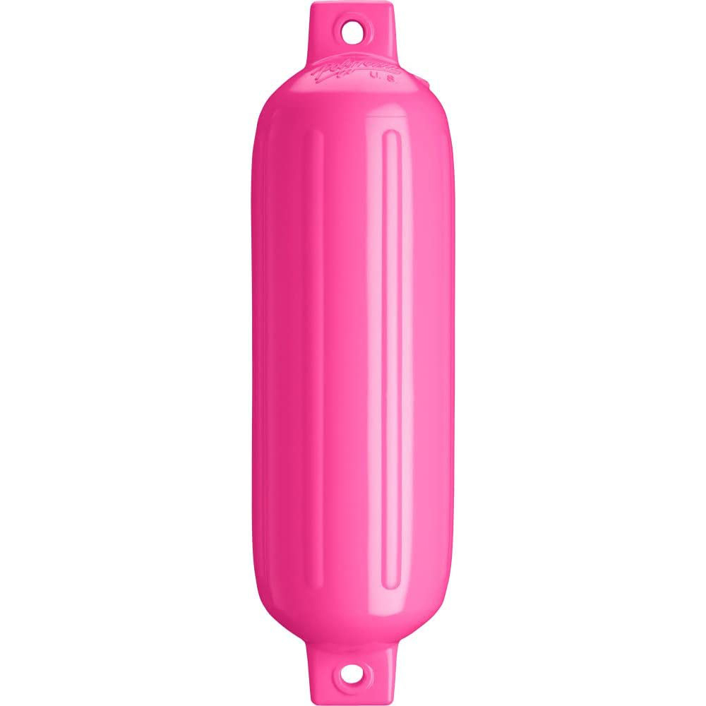 Polyform G-3 Twin Eye Fender 5.5" x 19" - Pink, made by Polyform U.S. - G-3-PINKWO Polyform G-3 Twin Eye Fender 5.5" x 19" - Pink, made by Polyform U.S. - G-3-PINKWO