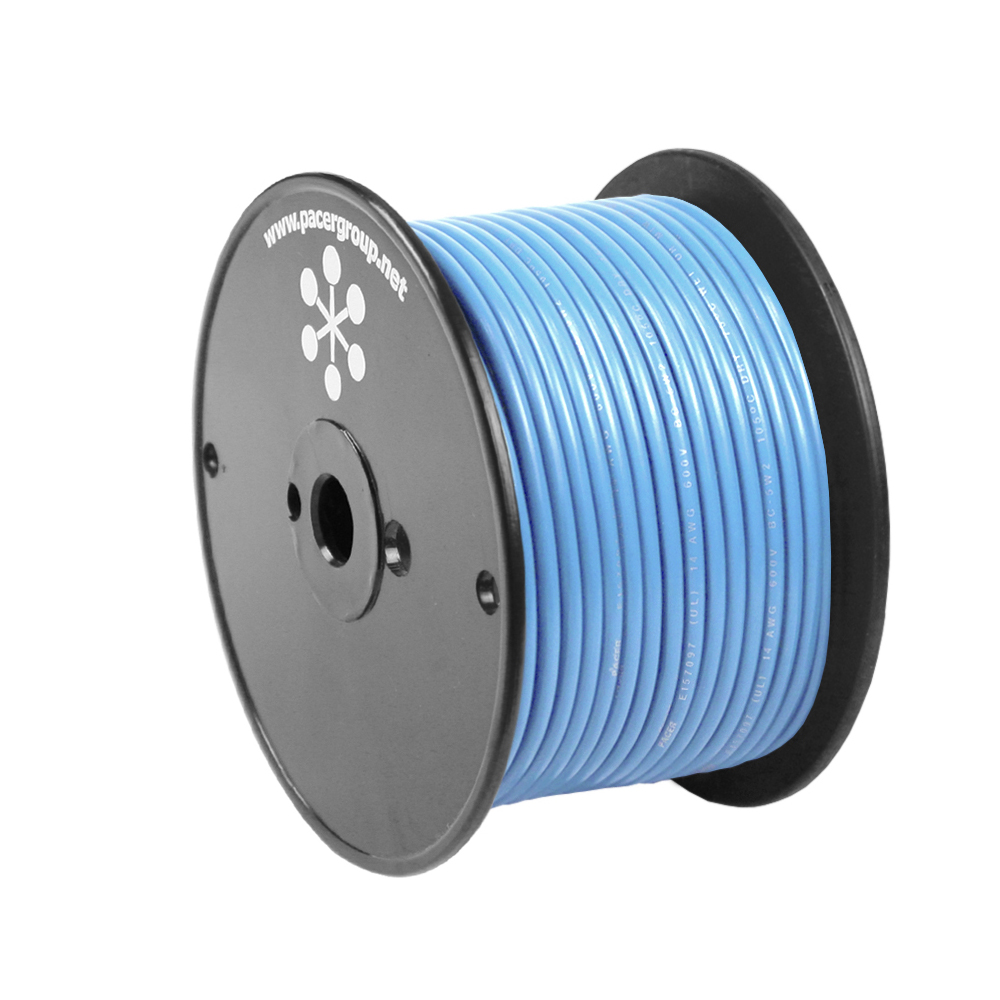 Pacer Light Blue 16 AWG Primary Wire - 100', made by Pacer Group - WUL16LB-100 Pacer Light Blue 16 AWG Primary Wire - 100', made by Pacer Group - WUL16LB-100